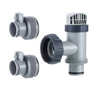HEIBTENY Pool Plunger Valvola B-Type Adattatore tubo per Intex Pool Ricambi Compatibile Pompa per filtro a sabbia fuori per terra, Parti di valvola di intercettazione con guarnizioni per piscine fuori