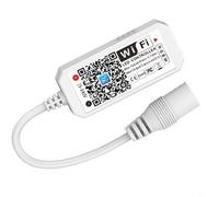 HEIBTENY RGBW Controller LED 4 canali WiFi Wireless Remote per DC5-24V Strip Light, 16 milioni di colori dimmerabile Musica Timer Controllo Gruppo ABS