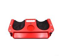 HEIBTENY Rullo inginocchiatoio con ruote per riparazione automobilistica scorrevole Creeper officina strumento di manutenzione per lavori meccanici garage blu nero rosso (rosso)