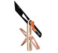HEIBTENY Scorrevole T Bevel Angle Finder, 300 mm Scriber Marcatura Righello con 6:1 8:1 Scale per la lavorazione del legno Misura a coda di rondine, strumenti regolabili in acciaio inox ABS
