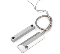 HEIBTENY Sensore di allarme magnetico per porta del garage, interruttore di controllo cablato supporta segnale normalmente aperto o normalmente chiuso, per magazzino industriale, cancello di fabbrica