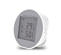 HEIBTENY Sensore intelligente di temperatura e umidità Zigbee con ampio schermo LCD, avvisi app mobile, per Tuya, per Alexa per Google Home per un controllo accurato dell'ambiente interno (wifi)