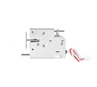 HEIBTENY Serratura elettromagnetica a solenoide da 12 V CC, con chiusura elettromagnetica a forza regolabile, con struttura in acciaio, per armadi Smart Express, distributori automatici e unità di