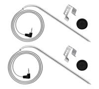 HEIBTENY Set di 2/4 sonde per carne Gravity Series 560/800/1050, con clip per barbecue e beccuccio sonda, accessori di ricambio per sonda (2 pezzi)