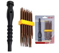 HEIBTENY Set di cacciaviti 12-in-1 magnetico di precisione multiuso kit di riparazione per punta Y, per punta a U, per Torx per punte triangolari per elettrodomestici, elettronica, dispositivi