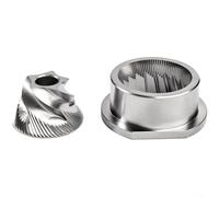 HEIBTENY Set di frese coniche da 48 mm, parti di ricambio per macinacaffè in acciaio inossidabile, compatibile con macchine Nivona per miele per aeg, accessorio per macinazione uniforme