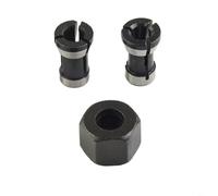 HEIBTENY Set di pinze di serraggio per fresa superiore, pinza di serraggio per fresa, boccola, dado di tensione, fresa superiore, accessori da 8 mm, adattatore Collet M15, dado a vite con mandrino (3
