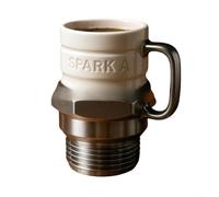 HEIBTENY Spark Mug Motore Meccanico Tema Tazza Da Caffè Stile Industriale Drinkware Per Gli Amanti Dell'automobile E Meccanica Unico Conversazione Starter Decor Per Casa Ufficio