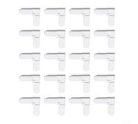 HEIBTENY Staffe Angolari Finestre per porte per facile Installazione Staffe(20 pcs White)