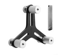 HEIBTENY Strumento di squadratura dell'anello del pistone in alluminio con spessimetro per fori del motore da 2-5 pollici Kit di installazione di misurazione professionale (B)