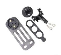 HEIBTENY Supporto per computer da bici in fibra di carbonio per DEDA ALANERA e manubrio, supporto GPS da ciclismo con staffa leggera compatibile con per per, 45 g