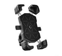 HEIBTENY Supporto per telefono a quattro griffe anti-shake per una navigazione stabile, adatto per la maggior parte degli smartphone, struttura in ABS + PC, per bici da strada e mountain bike, facile