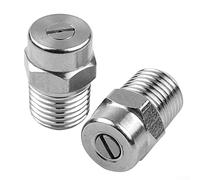 HEIBTENY Ugello per pulizia della superficie dell'idropulitrice, ugello a spruzzo, 4000 Psi, 0,15,25,40 gradi, ricambio per idropulitrici/parti