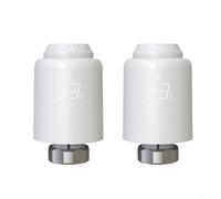 HEIBTENY Valvola termostatica per valvole di controllo della temperatura per Tuya, testa termostatica del radiatore Wifi M30 x 1,5 mm, programma di riscaldamento programmabile e rilevamento finestra