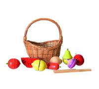 Heico - Egmont Toys - Set von Obst und Gemüse aus Holz in seinem Korb 3, 511062