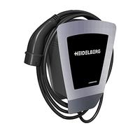 HEIDELBERG Amperfied Wallbox 11 kW con cavo di ricarica tipo 2 Stazione di ricarica Home Eco per auto elettroniche Cavo di ricarica 7.5 m Wallbox Made in Germany