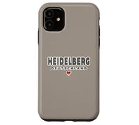 Heidelberg Deutschland Heart Imprint/Heidelberg Germania Custodia per iPhone 11