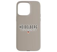 Heidelberg Deutschland Heart Imprint/Heidelberg Germania Custodia per iPhone 15 Pro Max