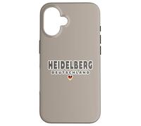 Heidelberg Deutschland Heart Imprint/Heidelberg Germania Custodia per iPhone 16