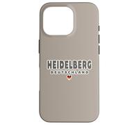 Heidelberg Deutschland Heart Imprint/Heidelberg Germania Custodia per iPhone 16 Pro