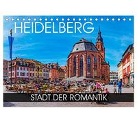 Heidelberg - Stadt der Romantik (Tischkalender 2026 DIN A5 quer), CALVENDO Monatskalender: Kalender für Heidelberg-Liebhaber und solche, die die Stadt in all ihrer Pracht erleben möchten