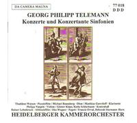 Heidelberger Kammerorchester Georg Philipp Telemann: Various Concertos (CD)
