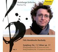 Heidelberger Sinfoni - Symphony No.1/String Symphonies Nos.8
