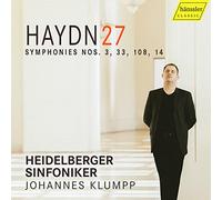 Joseph Haydn Haydn: Symphonies Nos. 3, 33, 108, 14 - Volume 27 (CD) Album