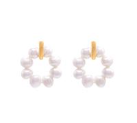 Heideman Lara - Orecchini da donna con perle in acciaio inox, 25 Millimeter, Acciaio inossidabile, Perla