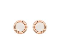 Heideman - Orecchini da donna in acciaio inox, colore: argento, oro, oro rosa, con madreperla, placcato oro rosa, Acciaio inossidabile, Madreperla