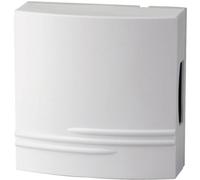 Heidemann Gong Sonnet a due lunghezze (volume 82 dB, senza trasmettitore, campanello, altezza x larghezza x profondità 116 x 116 x 44 mm, colore bianco puro 70148