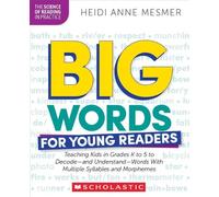 Heidi Anne Mesmer Big Words for Young Readers (Tascabile)