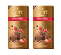 HEIDI Milkberry, Cioccolato al Latte con Fragole Svizzero, 2 Tavolette da 80g
