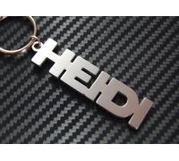 Heidi Portachiavi Acciaio Inox Nome Regalo