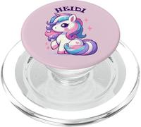 Heidi - Simpatico motivo unicorno per ragazze, nome Heidi PopSockets PopGrip per MagSafe
