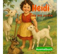 Heidi und die Alpen: Ausmalbuch