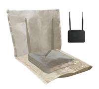 Heidouse Copertura router, Hider wifi a base di wifi traspirante a morbido 13x18 pollici, protezione da radiazioni, guardia wifi EMF Faraday Cage per casa, ufficio, scaffali galleggianti
