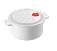 Heidrun 1904 Casseruola Microonde, 20 cm, 1.8 lt, Bianco