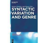 Heidrun Dorgeloh Syntactic Variation and Genre (Copertina rigida)