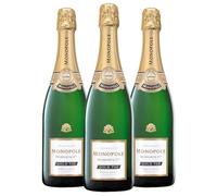 Heidsieck & C° Monopole - Champagne Gold Top 2018 - set di 3 bottiglie da 75 cl