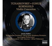 Jascha Heifetz – Concerti per violino: Tchaikovsky, Conus, Korngold – CD – NAXOS