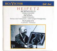 Heifetz plays Korngold, Rózsa & Waxman