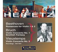 Heifetz Romances Nos. 1 and 2/violin Concerto No. 1 (Heifetz) (CD) Album