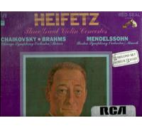 Heifetz ~ Three Great Violin Concertos, Tchaikovsky, Brahms, Mendelssohn