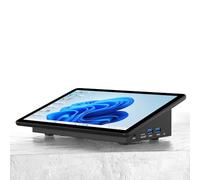 HEIGAOLAPC Computer Mini PC Mini Desktop PC con Schermo Tattile 10,1 Pollici, N5095 Win 11 Pro pc-mini Portatile 8GB RAM, 128GB ROM, Batteria 5000mAh, Display 4K HDMI&Tipo C, RS232, WiFi5,0, BT5,0