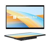 HEIGAOLAPC Industrial Pannello PC Win11 Pro Industrial Touch PC, 15,6" Schermo Tattile Tablet Panel All-in-One con Fotocamera Integrata 5MP, N5095 8GB RAM 128GB ROM, 1920 * 1080, Tipo C, HDMI, USB3,0