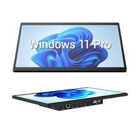 HEIGAOLAPC Industrie Panel PC Industriale PC Touchscreen 15.6 Pollici, Fanless Pannello Computer All in One Win11 Pro N5095 8GB RAM 128GB ROM, 1920 * 1080 IPS, 4xUSB3,0, 2xRS232, Type-C, HDMI, LAN