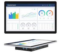 HEIGAOLAPC - Pannello touch industriale da 13,3 pollici, PC Win11, N5100, mini PC integrato con touchscreen, 8 GB Ram 128 GB Roma 1920 x 1080 IPS, USB3.0 x 4, RS232, LAN, HDMI, Type-C 3,1