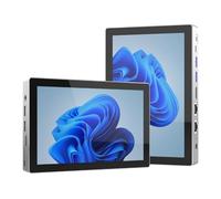 HEIGAOLAPC PC Mini Mini Desktop Celeron N95, 16GB RAM 256GB eMMC, Windows 11 Pro Computer mini-pc con Touchscreen da 7 Pollici HD 1280x800, Uscita Doppio Display 4K, HDMI, USB-C3.1, SIM 4G, Dual Lan