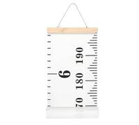Height Chart, Decorative Growth Tracker, 3.94x7.87 Inches Effortless Setup Process, Removable & Reusable with Lanyard for Kids, Home Decor, Playroom, Baby Room, Parenting Tool